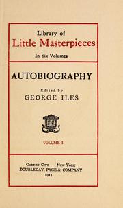 Cover of: Autobiography | George Iles