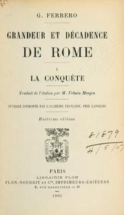 Cover of: Grandeur et décadences de Rome