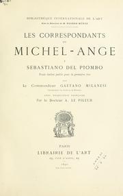 Cover of: Les correspondants de Michel-Ange