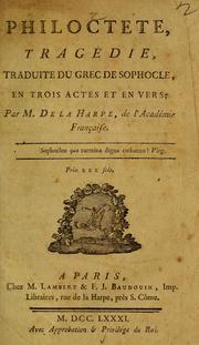 Cover of: Philoctete by Sophocles