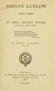 Cover of: Johnny Ludlow.
