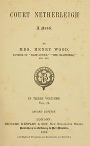 Cover of: Court Netherleigh: a novel
