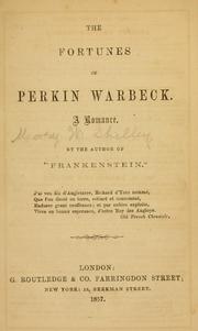 Cover of: The  fortunes of Perkin Warbeck by Mary Shelley