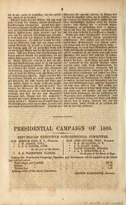 Cover of: Rechtfertigung der republikanischen partei und auseinandersetzung der forderungen von seiten des Südens by Abraham Lincoln