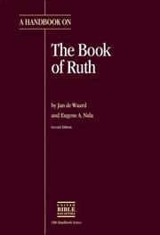 Cover of: A handbook on the book of Ruth