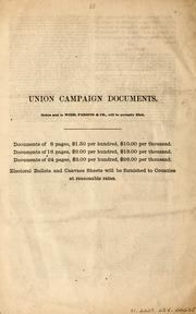 Cover of: Spirit of the Chicago convention: extracts from all the notable speeches delivered in and out of the national "Democratic" Convention.