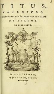 Cover of: Titus: treurspel