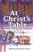 Cover of: At Christ's Table