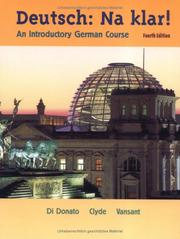 Cover of: Deutsch, Na Klar: An Introductory German Course