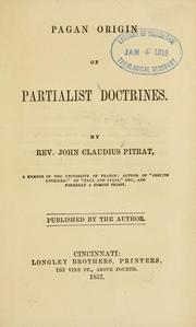 Cover of: Pagan origin of Partialist doctrines.