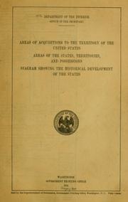 Cover of: Areas of acquisitions to the territory of the United States