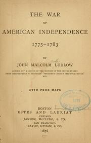 Cover of: The war of American independence, 1775-1783