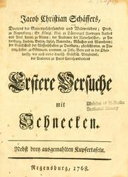 Jacob Christian Schäffers, Doctors der Gottesgelehrsamkeit und Weltweisheit ... Erstere[-fernere] Versuche mit Schnecken by Jacob Christian Schäffer