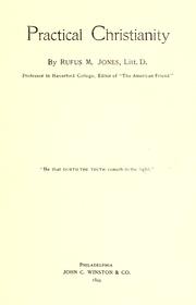 Cover of: Practical Christianity. | Jones, Rufus Matthew