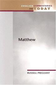 Cover of: Matthew: Chalice Commentary for Today (Chalice Commentaries for Today)