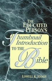 Cover of: The educated person's thumbnail introduction to the Bible