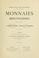 Cover of: Monnaies mérovingiennes, collection de feu M. le vicomte de Ponton d'Amécourt.