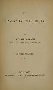 Cover of: The convent and the harem. by Giovanni Rosini