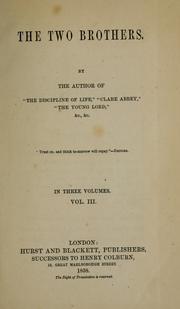 Cover of: The two brothers by Ponsonby, Emily Lady