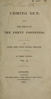Cover of: Coming out: and The field of the forty footsteps.