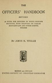 The officers' handbook