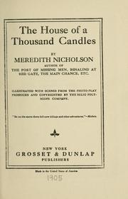 Cover of: The house of a thousand candles