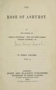 Cover of: rose of Ashurst