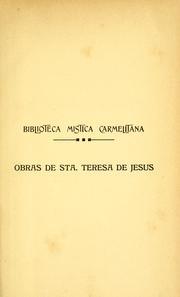 Cover of: Obras de sta. Teresa de Jesús by Teresa of Avila