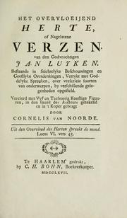 Cover of: Het Overvloeijend Herte by Jan Luiken