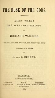 Cover of: Götterdämmerung by Richard Wagner