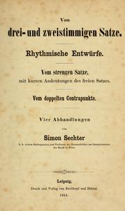 Cover of: Die Grundsätze der musikalischen Komposition.