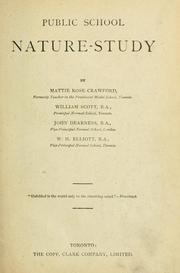 Cover of: Public School Nature-Study by Mattie Rose Crawford