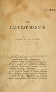 Cover of: Le lauréat manqué: un voleur qui crie : Au voleur!