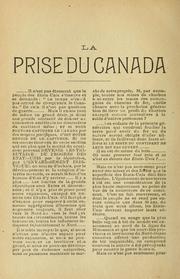 Cover of: Conjuration Wiman-Laurier contre le Canada: le Canada pour les Etats-Unis, complot démasqué