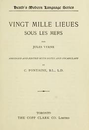 Cover of: Vingt Mille Lieues souse les mers / abridged and edited by C. Fontaine