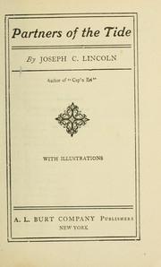 Cover of: Partner of the tide by Joseph Crosby Lincoln