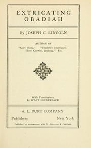 Cover of: Extricating Obadiah by Joseph Crosby Lincoln
