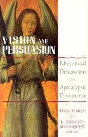 Cover of: Vision and Persuasion by Greg Carey