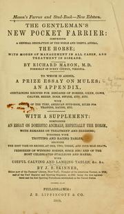 Cover of: Mason's farrier and stud-book by Richard Mason