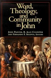 Cover of: Word, Theology, and Community in John by 
