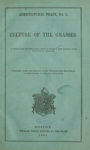 Cover of: Culture of the grasses by Charles Louis Flint