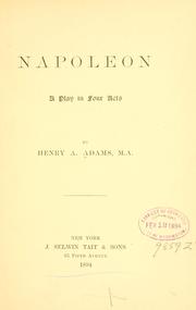 Cover of Napoleon by Henry A. Adams