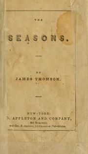 Cover of: The seasons. by James Thomson