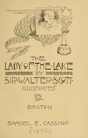 Cover of: The Lady of the lake by Sir Walter Scott, Sir Walter Scott