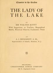 Cover of: The lady of the lake by Sir Walter Scott