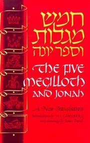 Cover of: Five Megilloth and Jonah: A New Translation