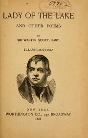 Cover of: Lady of the lake, and other poems by Sir Walter Scott