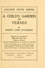 Cover of: A child's garden of verses by Robert Louis Stevenson