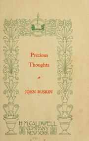 Cover of: Precious thoughts