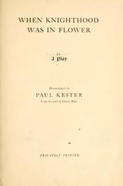Front cover of When knighthood was in flower by Unknown